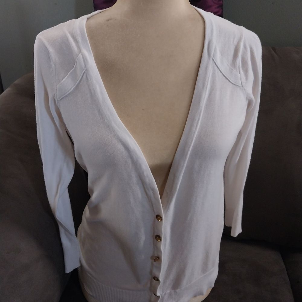 The Limited Ivory Knit Sweater